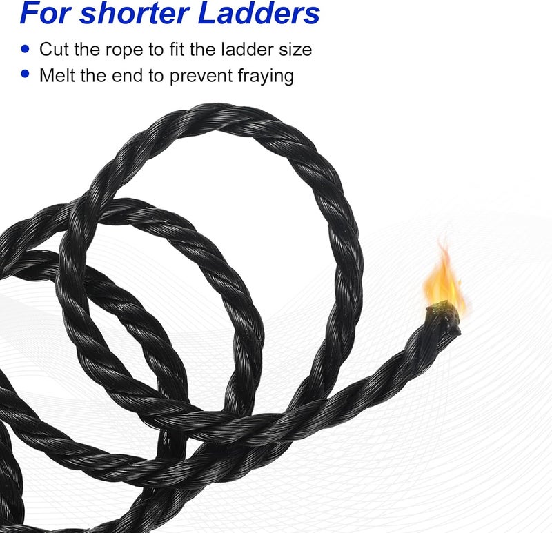 Yobfo AC30-2 Extension Ladder Replacement Rope,Fits for All Werner Extension Ladders Up to 40 Foot with Single Pulley,Pack of 1 - Image 3